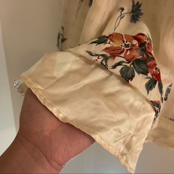 Vintage floral checkered dress - Picture 4 of 5